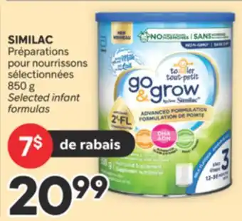 Brunet SIMILAC Préparations pour nourrissons sélectionnées offer