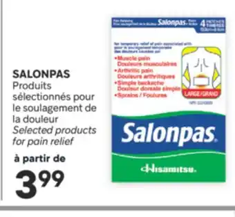 Brunet SALONPAS Produits sélectionnés pour le soulagement de la douleur offer