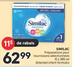 Brunet SIMILAC Préparations pour nourrissons sélectionnées offer