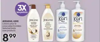 Brunet JERGENS, KERI Lotions pour le corps sélectionnées offer