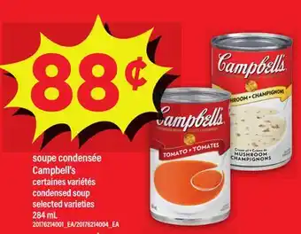 Maxi SOUPE CONDENSÉE CAMPBELL'S, 284 ML offer