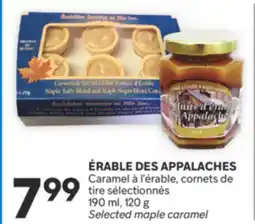 Brunet ÉRABLE DES APPALACHES Caramel à l'érable, cornets de tire sélectionnés offer