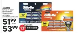 Brunet GILLETTE Lames de rasoir sélectionnées offer