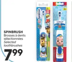 Brunet SPINBRUSH Brosses à dents sélectionnées offer