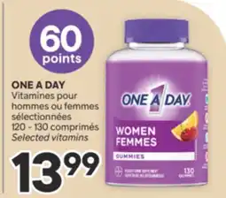 Brunet ONE A DAY Vitamines pour hommes ou femmes sélectionnées offer