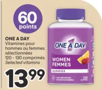 Brunet ONE A DAY Vitamines pour hommes ou femmes sélectionnées offer