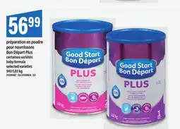 Maxi PRÉPARATION EN POUDRE POUR NOURRISSONS BON DÉPART PLUS offer