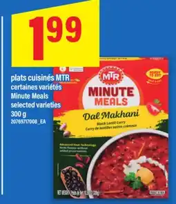 Maxi PLATS CUISINÉS MTR | MINUTE MEALS, 300 G offer