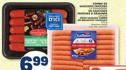 Marché Bonichoix LAFLEUR FRESH SAUSAGE COMBO OR BREAKFAST SAUSAGES offer