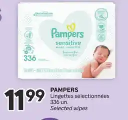 Brunet PAMPERS Lingettes sélectionnées offer