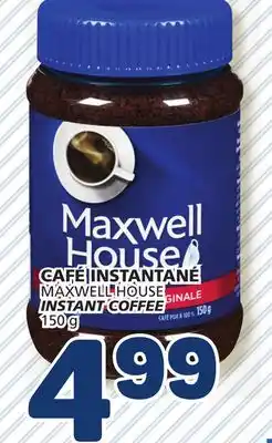 Marché Bonichoix MAXWELL HOUSE INSTANT COFFEE offer