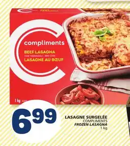 Marché Bonichoix COMPLIMENTS FROZEN LASAGNA offer