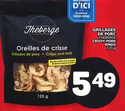 Marché Bonichoix THÉBERGE CRISPY PORK RINDS offer