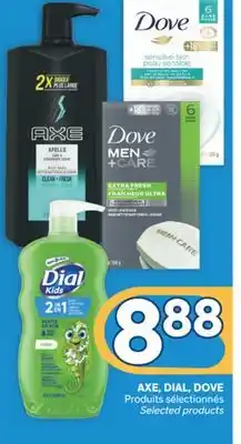 Brunet AXE, DIAL, DOVE Produits sélectionnés offer