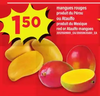 Maxi MANGUES ROUGES PRODUIT DU PÉROU OU ATAULFO offer