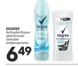 Brunet DEGREE Antisudorifiques sélectionnés offer