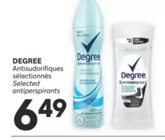 Brunet DEGREE Antisudorifiques sélectionnés offer