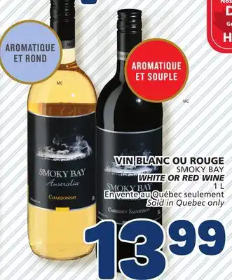 Marché Bonichoix SMOKY BAY WHITE OR RED WINE offer