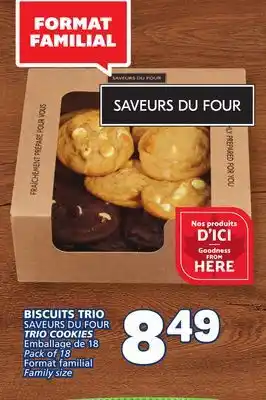 Marché Bonichoix SAVEURS DU FOUR TRIO COOKIES offer