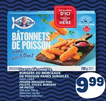 Marché Bonichoix HIGH LINER FROZEN BREADED FISH FILLETS, STICKS, BURGERS OR PIECES offer