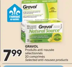 Brunet GRAVOL Produits anti-nausée sélectionnés offer