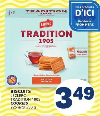 Marché Bonichoix LECLERC TRADITION 1905 COOKIES offer