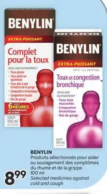 Brunet BENYLIN Produits sélectionnés pour aider au soulagement des symptômes du rhume et de la grippe offer