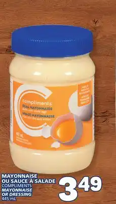 Marché Bonichoix COMPLIMENTS MAYONNAISE OR DRESSING offer