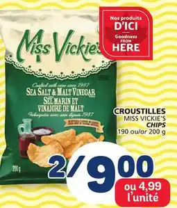 Marché Bonichoix MISS VICKIE'S CHIPS offer