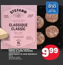 Marché Bonichoix STEFANO FAITA FRESH READY TO COOK MEATBALLS offer