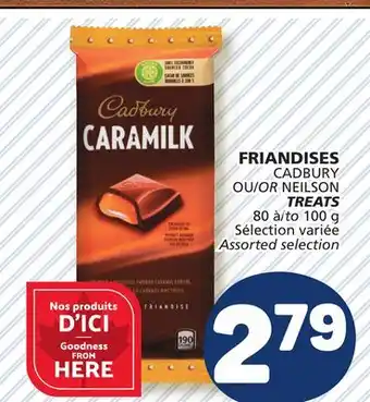 Marché Bonichoix CADBURY OR NEILSON TREATS offer