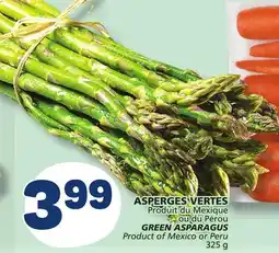 Marché Bonichoix GREEN ASPARAGUS offer