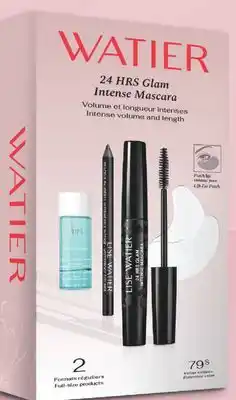 Jean Coutu WATIER Set 24 HRS Glam Intense Mascara offer