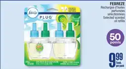 Jean Coutu FEBREZE Selected scented oil refills offer