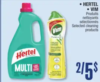 Jean Coutu HERTEL, VIM Selected cleaning products offer