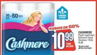 Jean Coutu CASHMERE Bathroom tissue offer