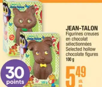 Jean Coutu JEAN-TALON Selected hollow chocolate figures offer