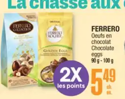 Jean Coutu FERRERO Chocolate eggs offer