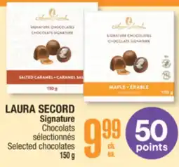 Jean Coutu LAURA SECORD Signature Selected chocolates offer