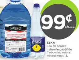 Proxim ESKA Carbonated natural mineral water offer