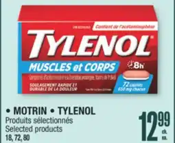 Jean Coutu MOTRIN,TYLENOL Selected products offer