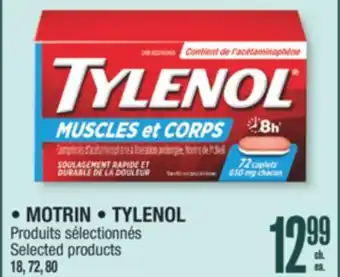 Jean Coutu MOTRIN,TYLENOL Selected products offer