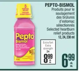 Jean Coutu PEPTO-BISMOL Selected heartburn relief products offer