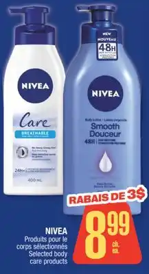 Jean Coutu NIVEA Selected body care products offer