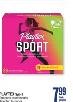 Jean Coutu PLAYTEX Sport Selected tampons offer