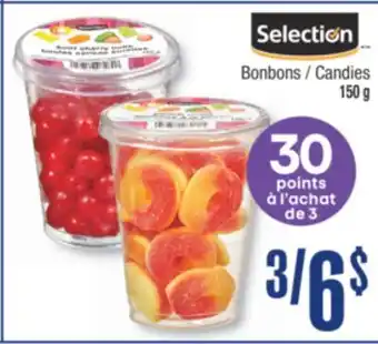 Jean Coutu SELECTION Candies offer