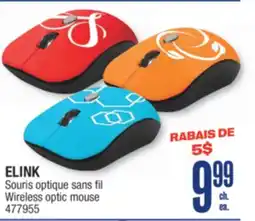 Jean Coutu ELINK Wireless optic mouse offer