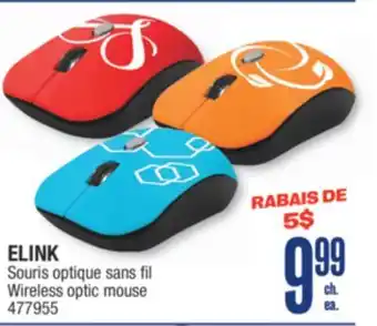 Jean Coutu ELINK Wireless optic mouse offer