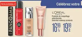 Jean Coutu LOREAL PARIS Selected makeup products offer