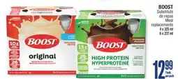 Jean Coutu BOOST Meal replacements 4 x 325 ml offer